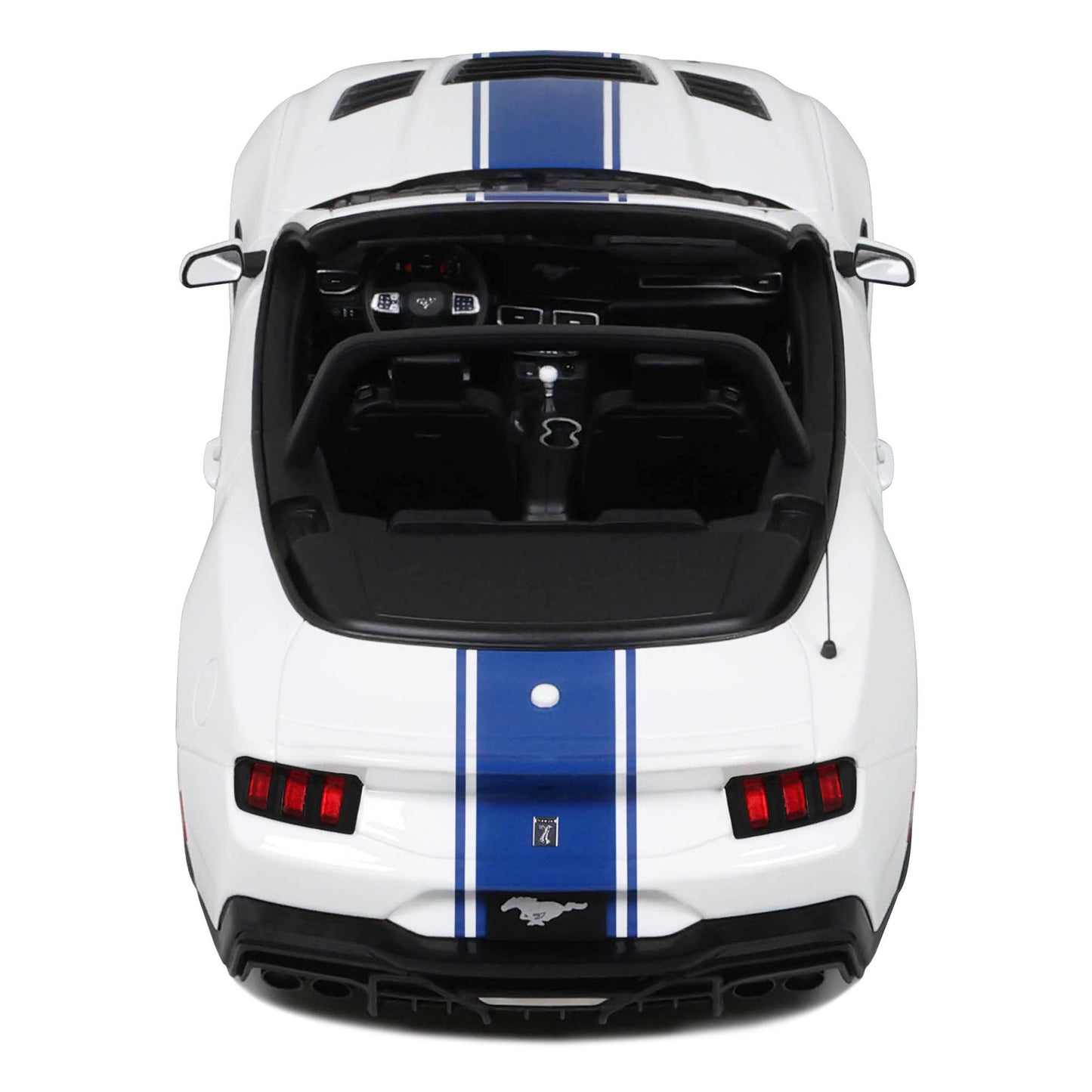 GT Spirit 2025 Ford Shelby Mustang Super Snake Convertible Oxford White 1:18