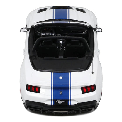 GT Spirit 2025 Ford Shelby Mustang Super Snake Convertible Oxford White 1:18