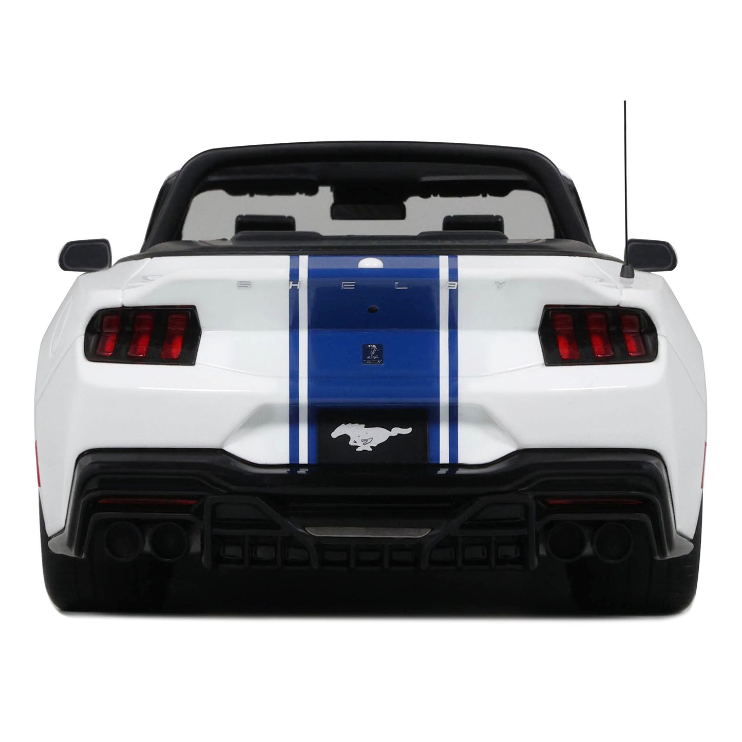 GT Spirit 2025 Ford Shelby Mustang Super Snake Convertible Oxford White 1:18