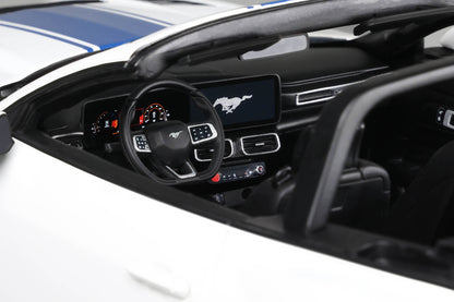 GT Spirit 2025 Ford Shelby Mustang Super Snake Convertible Oxford White 1:18