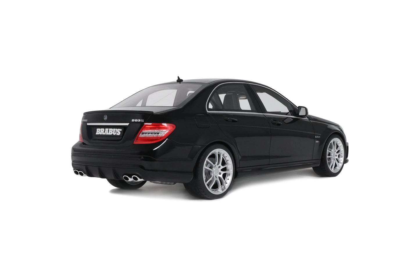 GT Spirit 2008 Mercedes Benz Brabus B63S (C63) W204 Obsidian Black 1:18