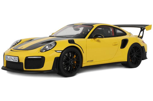GT Spirit Porsche 911 991.2 GT2 RS w/ Weissach Pkg (Nurburgring Record) Yellow 1:18