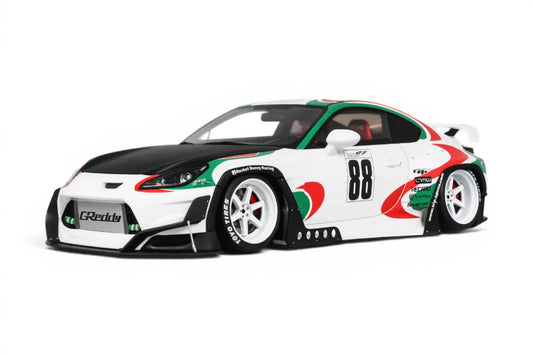 GT Spirit 2026 Toyota GR86 Pandem Castrol Oil #88 White 1:18