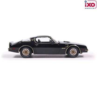 Ixo 1977 Pontiac Firebird Trans-Am Smokey & the Bandit Starlight Black & Gold 1:43