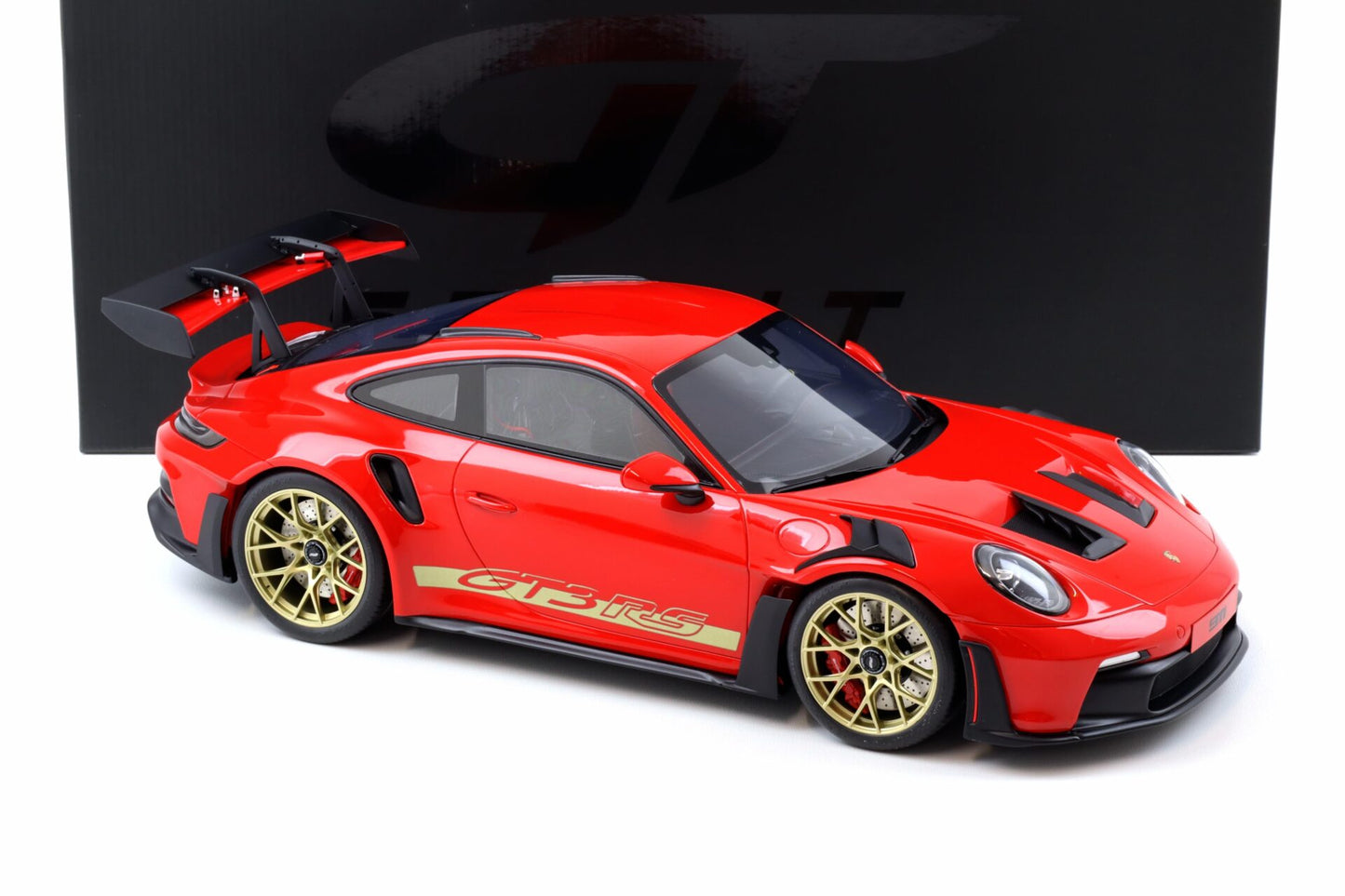 GT Spirit 2021 Porsche 911 992 GT3 RS Guards Red w/ Gold Deco 1:12