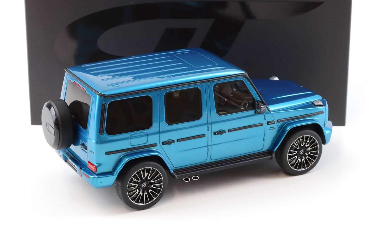 GT Spirit 2024 Mercedes Benz G63 AMG (W463) Hyper Blue Magno 1:18