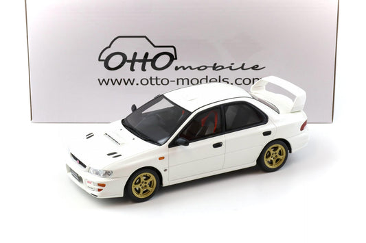 Otto 2000 Subaru Impreza WRX (GC8) Type RA STi Pure White 1:18