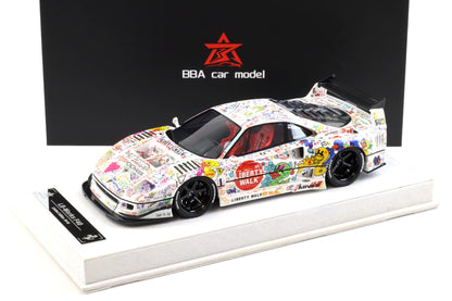 BBA Model Ferrari F40 LBWK LB-Works Special Livery White 1:18