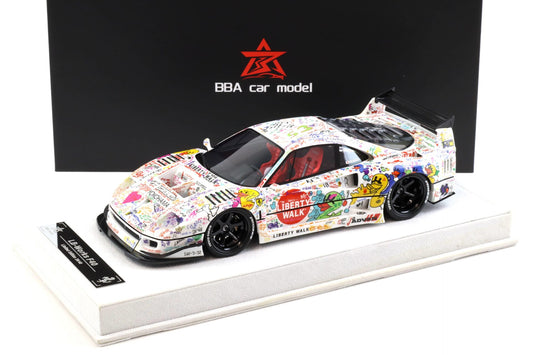 BBA Model Ferrari F40 LBWK LB-Works Special Livery White 1:18