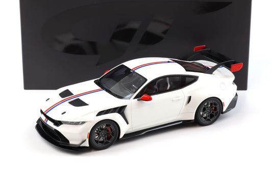 GT Spirit 2025 Ford Mustang GTD Spirit of America Performance White 1:18