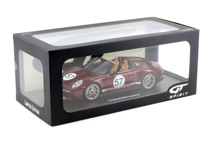 GT Spirit 2019 Porsche 911 991.2 Speedster Heritage Edition Cherry Metallic 1:18