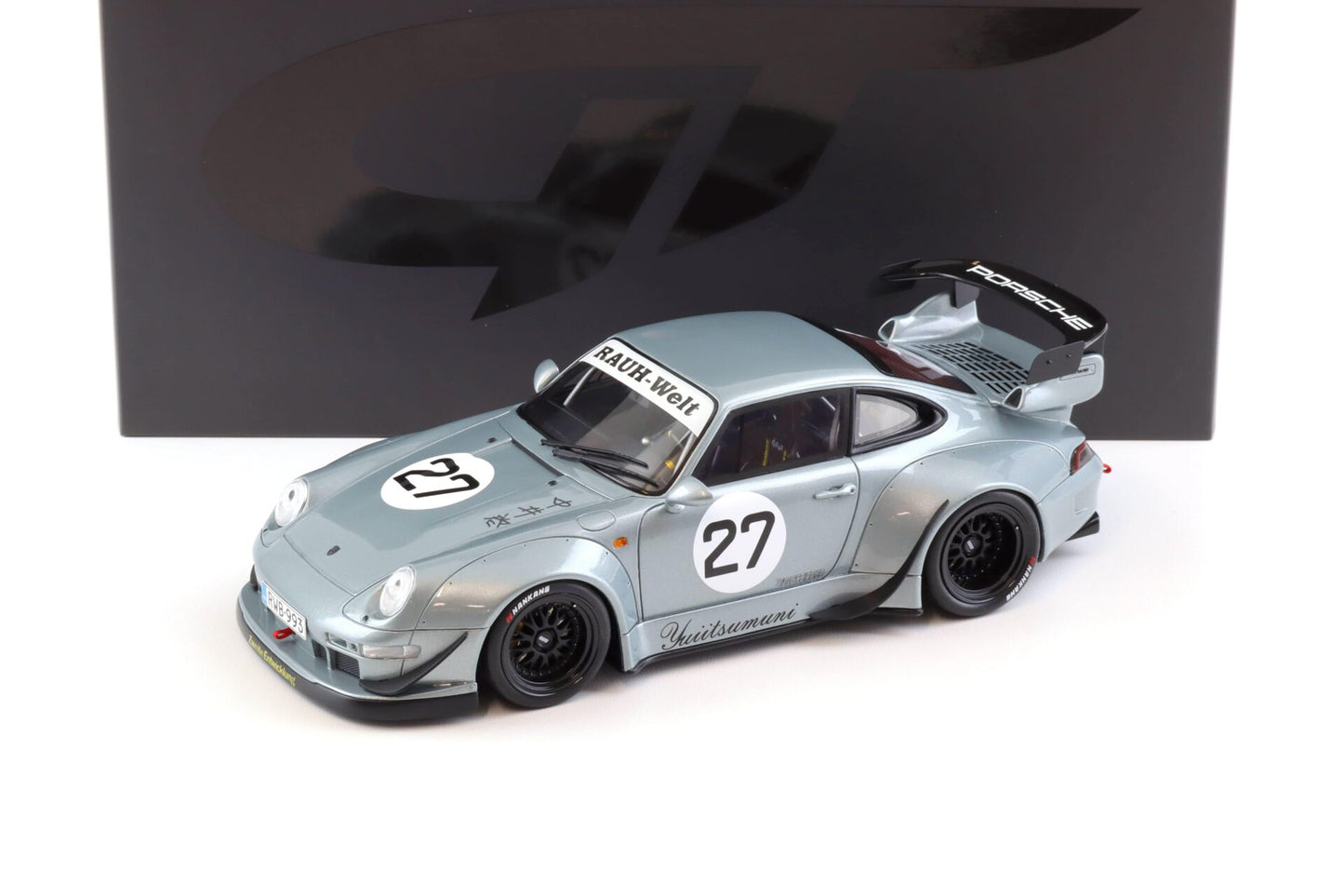 GT Spirit 2024 Porsche 911 993 RWB Yuiitsumuni Silver 1:18