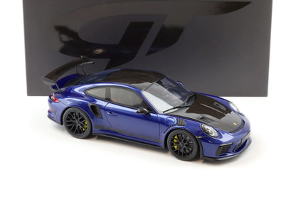 GT Spirit 2018 Porsche 911 991.2 GT3 RS San Marino Blue w/ Carbon 1:18