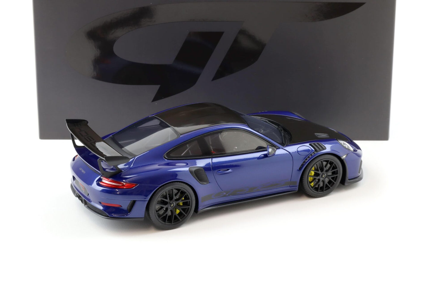 GT Spirit 2018 Porsche 911 991.2 GT3 RS San Marino Blue w/ Carbon 1:18