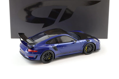 GT Spirit 2018 Porsche 911 991.2 GT3 RS San Marino Blue w/ Carbon 1:18