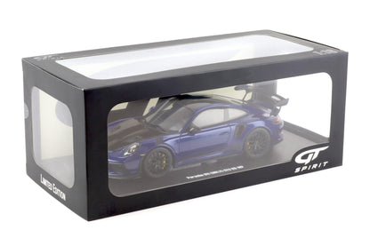 GT Spirit 2018 Porsche 911 991.2 GT3 RS San Marino Blue w/ Carbon 1:18