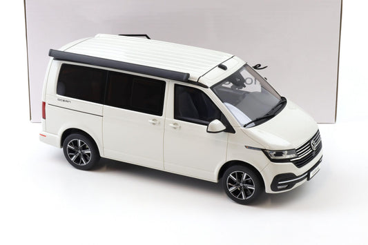 Otto 2021 Volkswagen T6 California Ocean Minibus Candy White 1:18