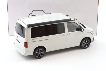 Otto 2021 Volkswagen T6 California Ocean Minibus Candy White 1:18