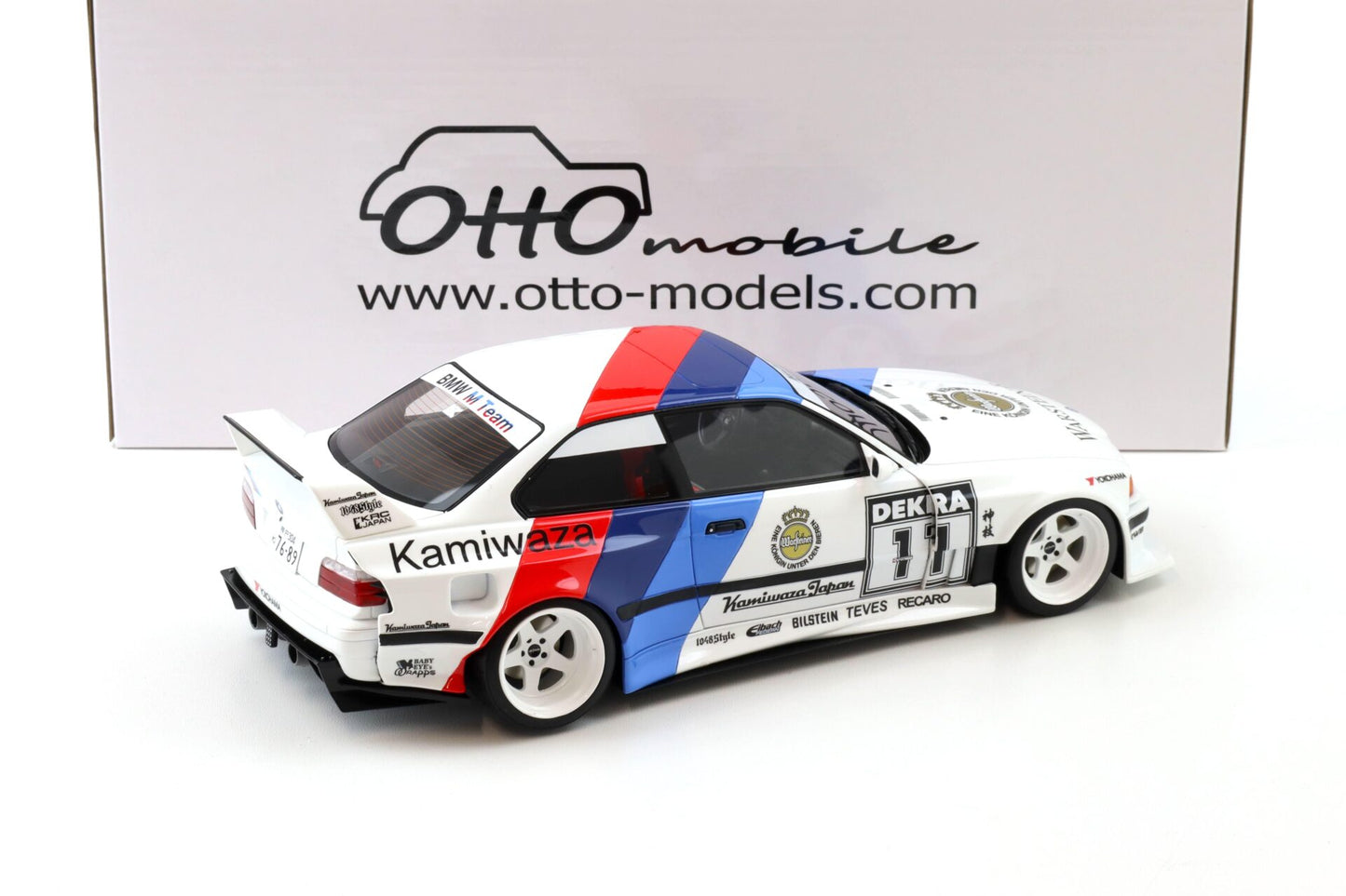 Otto 2024 BMW E36 M3 Khyzyl Saleem Kamiwaza DTM 1995 Alpine White 1:18