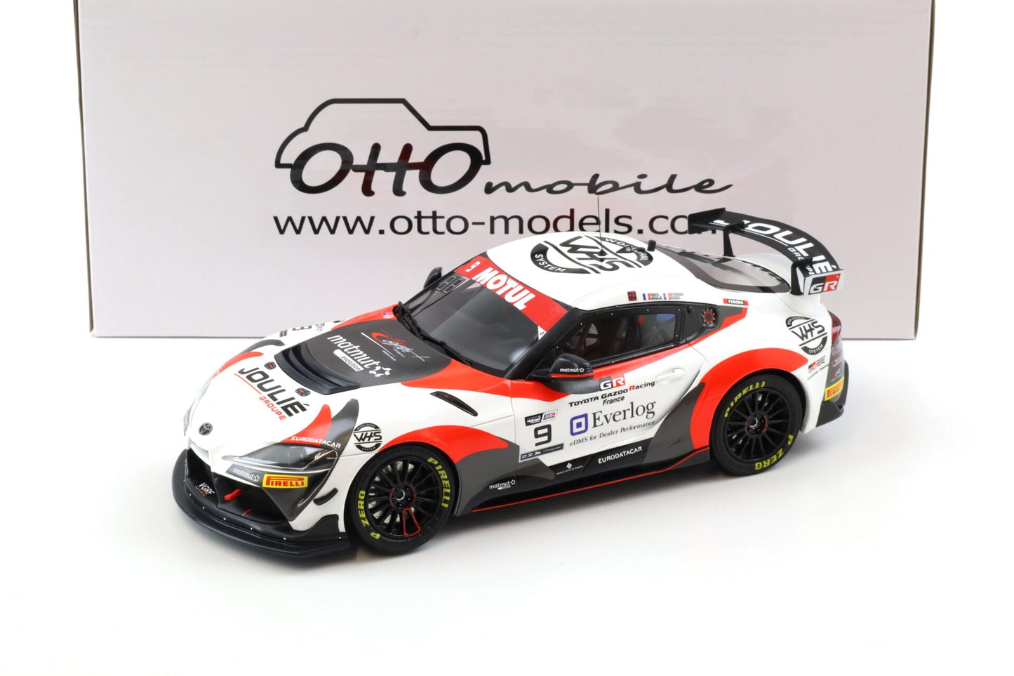 Otto 2023 Toyota Supra GT4 (A90) FFSA Championship 2023 White 1:18