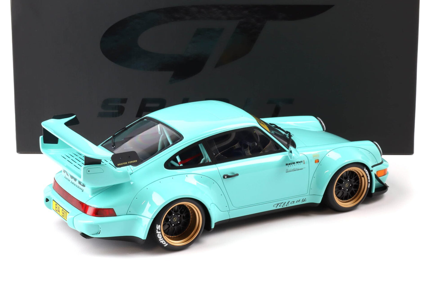 GT Spirit 2020 Porsche 911 930 RWB Tiffany Blue 1:12