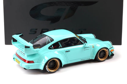 GT Spirit 2020 Porsche 911 930 RWB Tiffany Blue 1:12
