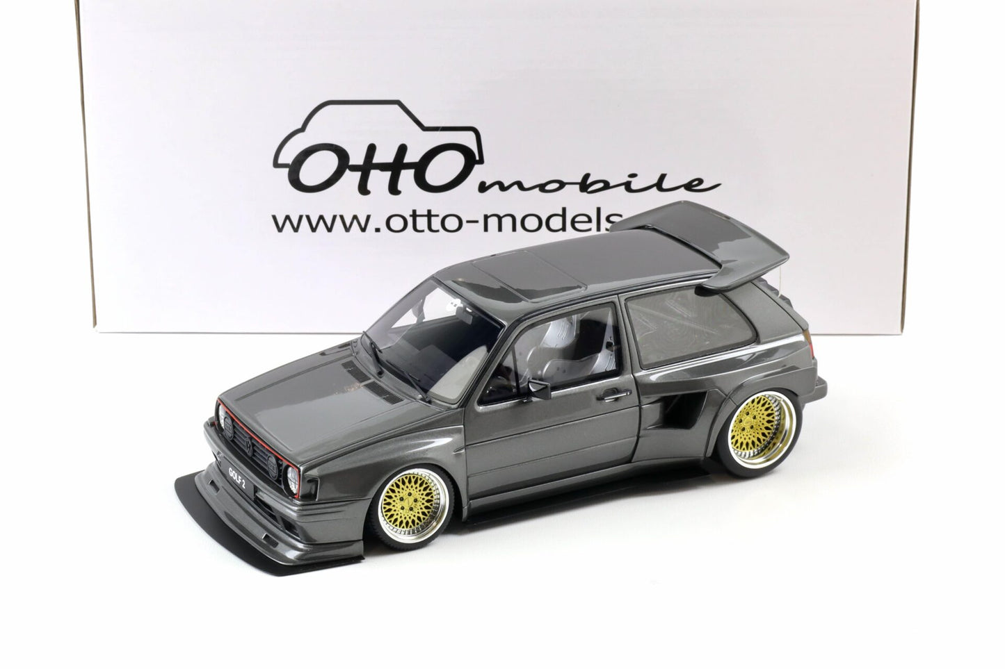 Otto 2021 Volkswagen Golf MK II GTi Khyzyl Saleem Ascot Grey Metallic 1:18
