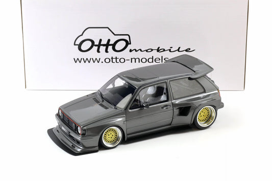 Otto 2021 Volkswagen Golf MK II GTi Khyzyl Saleem Ascot Grey Metallic 1:18