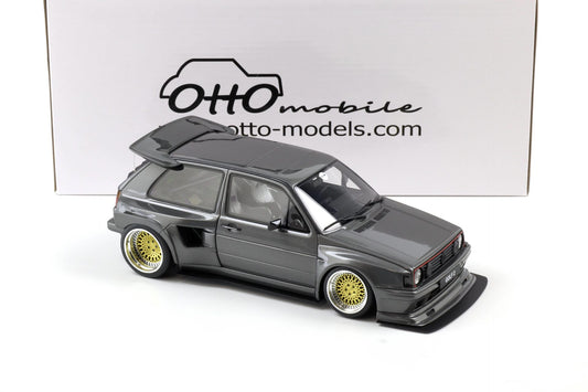 Otto 2021 Volkswagen Golf MK II GTi Khyzyl Saleem Ascot Grey Metallic 1:18