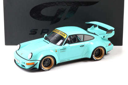 GT Spirit 2020 Porsche 911 930 RWB Tiffany Blue 1:12