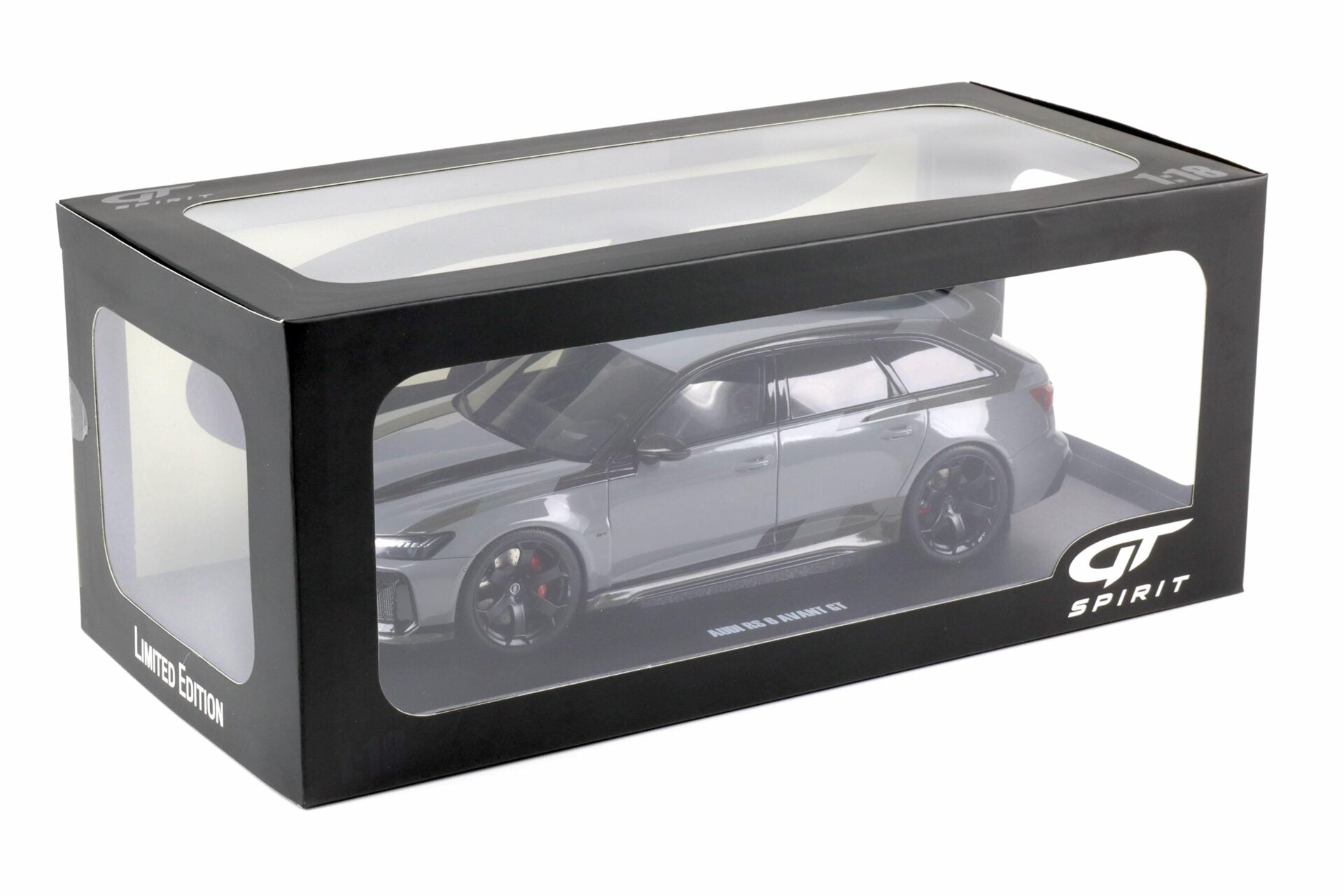 GTスピリット 1/18 アウディ RS6 アバント GT C8 2024 GT Spirit 2024 Audi RS6 Avant GT C8 Grey 1:18 – STM Diecast