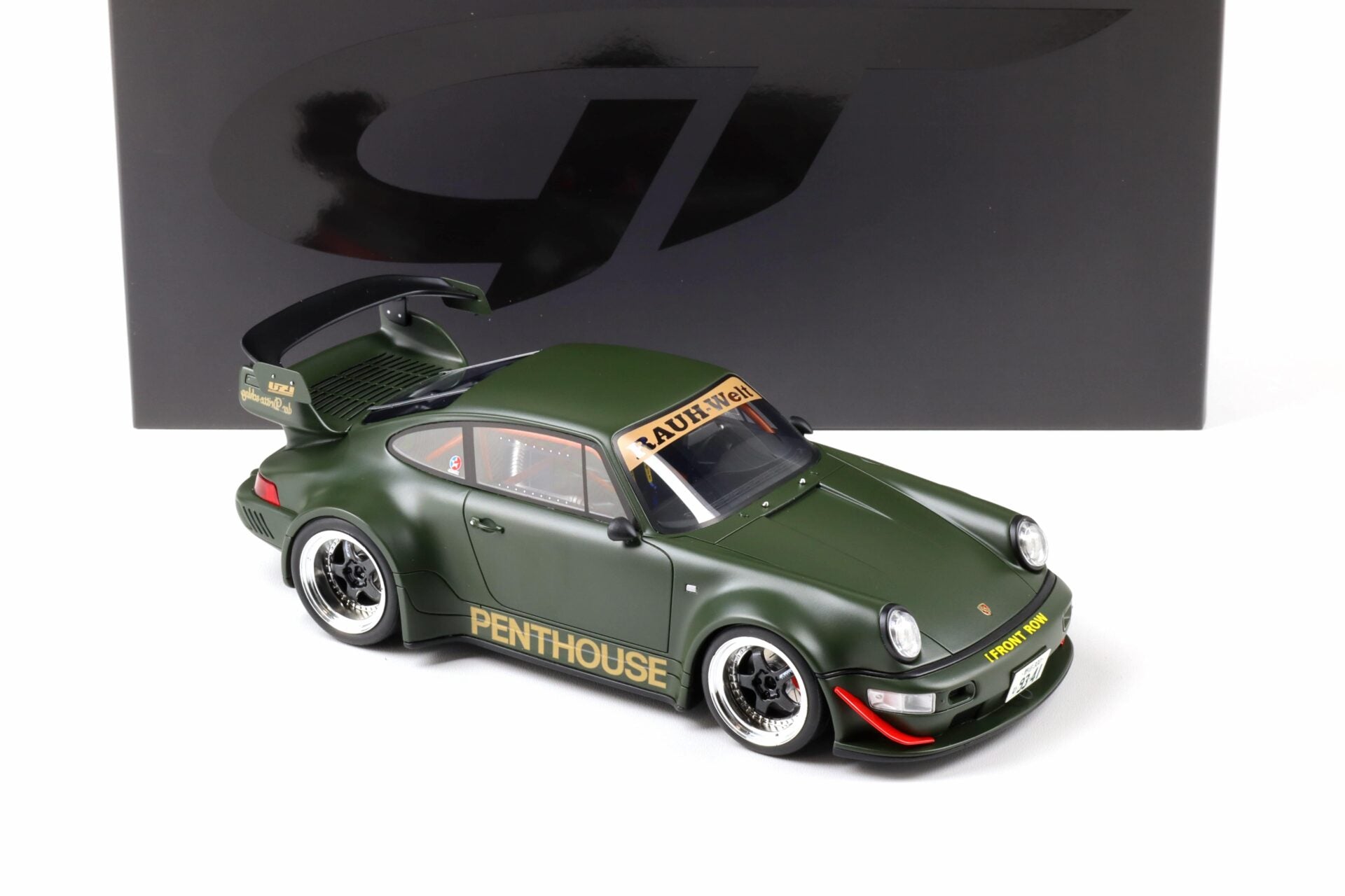ハ*ル様 GT Spirit 1/18 ポルシェ 964 RWB ミニカー マッ 1/18 GT Spirit Porsche 911 964 RWB AKIBA Resin Car Model Limited