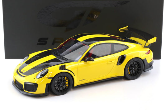 GT Spirit 2018 Porsche 911 991.2 GT2 RS Weissach Package Racing Yellow 1:12