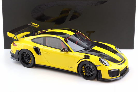 GT Spirit 2018 Porsche 911 991.2 GT2 RS Weissach Package Racing Yellow 1:12