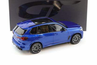 GT Spirit 2023 BMW X5M (G05) Competition Marina Bay Blue Metallic 1:18