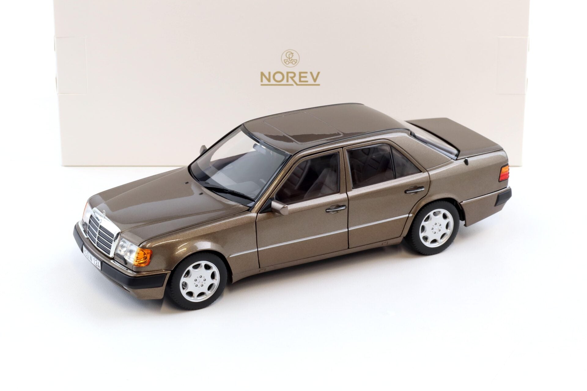 Norev 1990 Mercedes-Benz E Class 500E (W124) Impala Brown Metallic