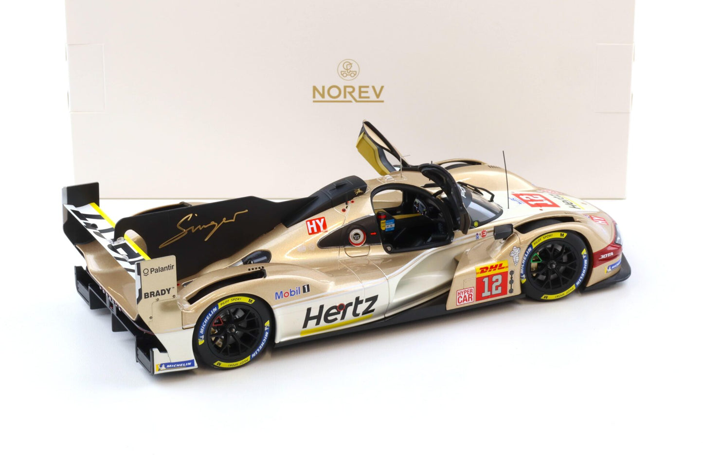 Norev Porsche 963 #38 Hertz Team Jota Lone Star IMSA 2024 Spa 6Hrs Winner Gold 1:18