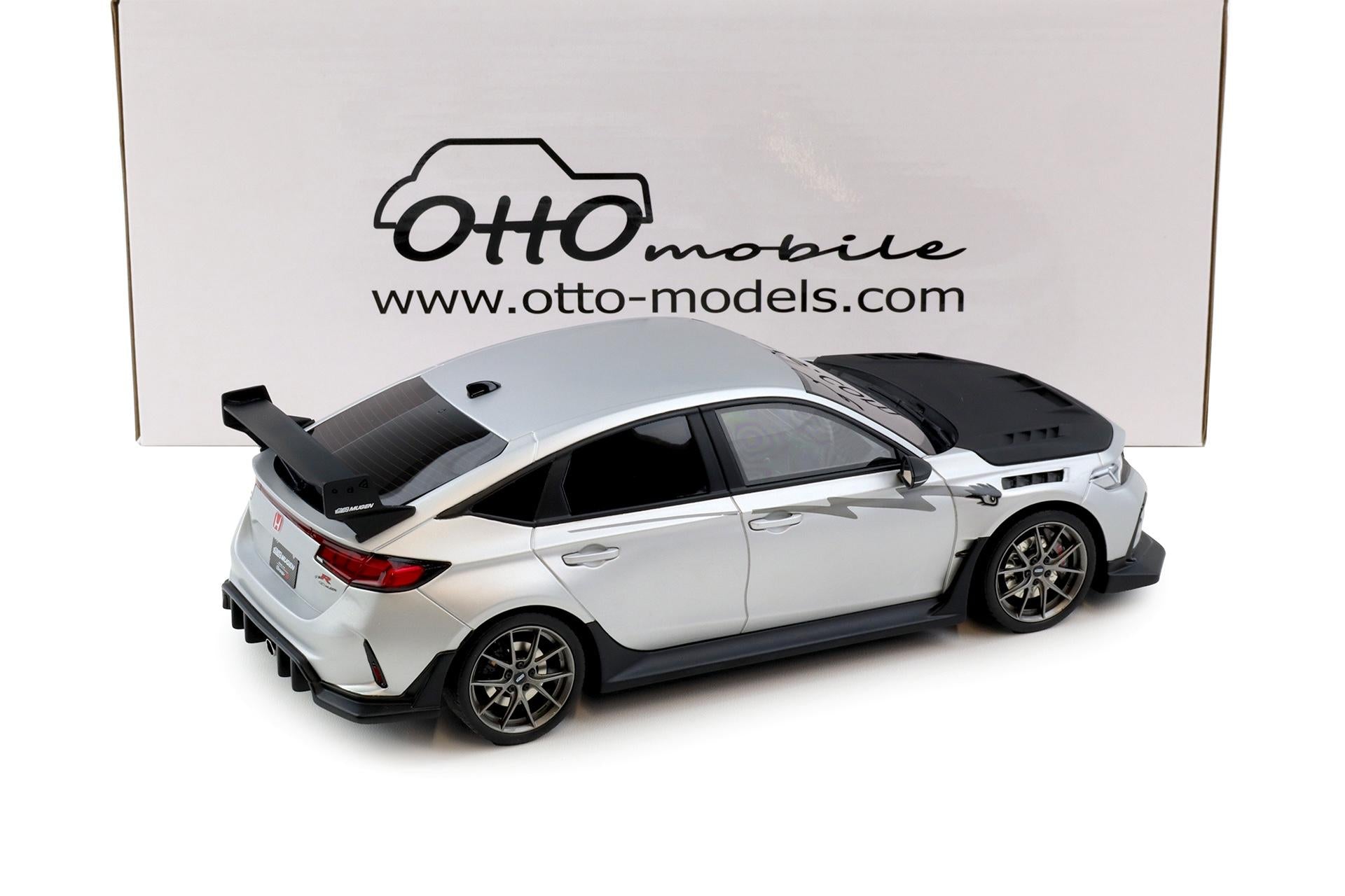 Otto 2024 Honda Civic Type R (FL5) Mugen Group B Matte Silver 1:18