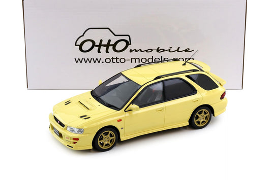 Otto 1999 Subaru Impreza WRX (GF8) STi Version VI Sport Wagon Cashmere Yellow 1:18