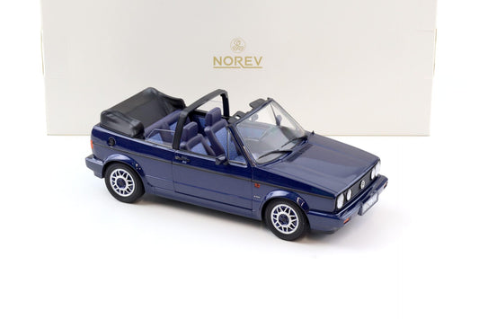 Norev 1992 Volkswagen Golf MK I Cabriolet Inca Blue 1:18