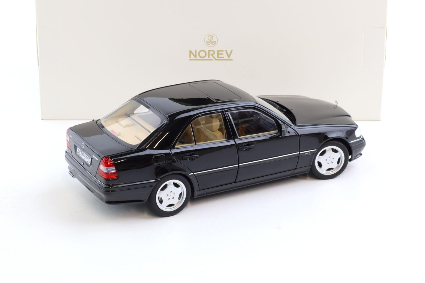 Norev 1993 Mercedes-Benz C36 AMG W202 Black 1:18