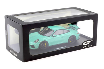 GT Spirit 2018 Porsche 911 991.2 GT3 Coupe Mint Green 1:18