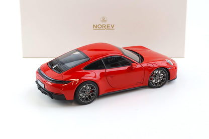 Norev 2025 Porsche 911 992.2 Carrera 4 GTS Guards Red 1:18