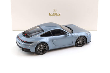 Norev 2025 Porsche 911 992.2 Carrera Polar Silver Metallic 1:18