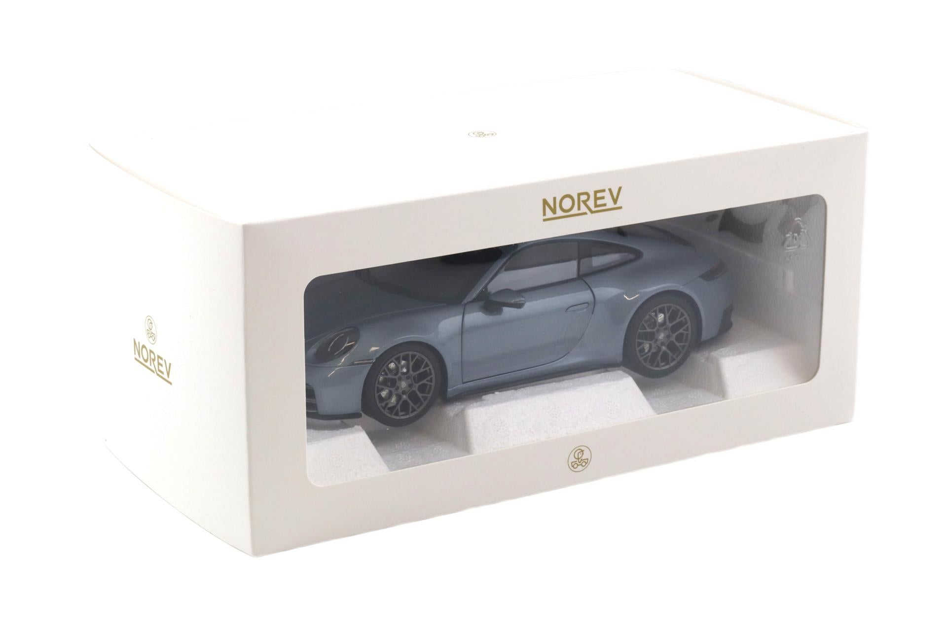 Norev 2025 Porsche 911 992.2 Carrera Polar Silver Metallic 1:18