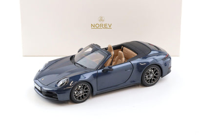 Norev 2025 Porsche 911 992.2 Carrera Cabriolet Yachting Blue Metallic 1:18