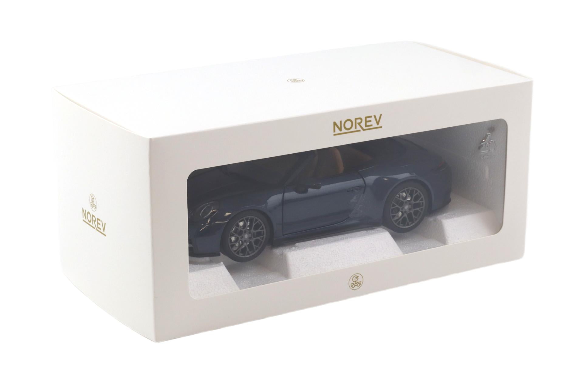 Norev 2025 Porsche 911 992.2 Carrera Cabriolet Yachting Blue