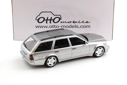 Otto 1996 Mercedes-Benz 70TE AMG W124 Wagon Brilliant Silver 744 1:18