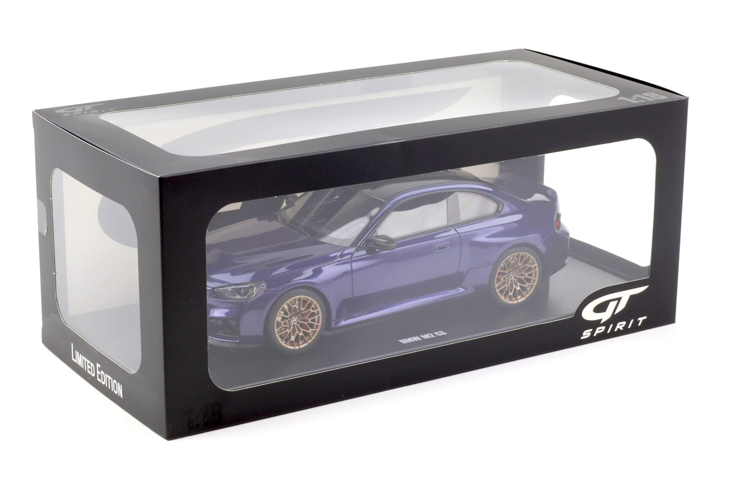 GT Spirit 2025 BMW M2 (G87) Coupe Individual Velvet Blue Metallic 1:18