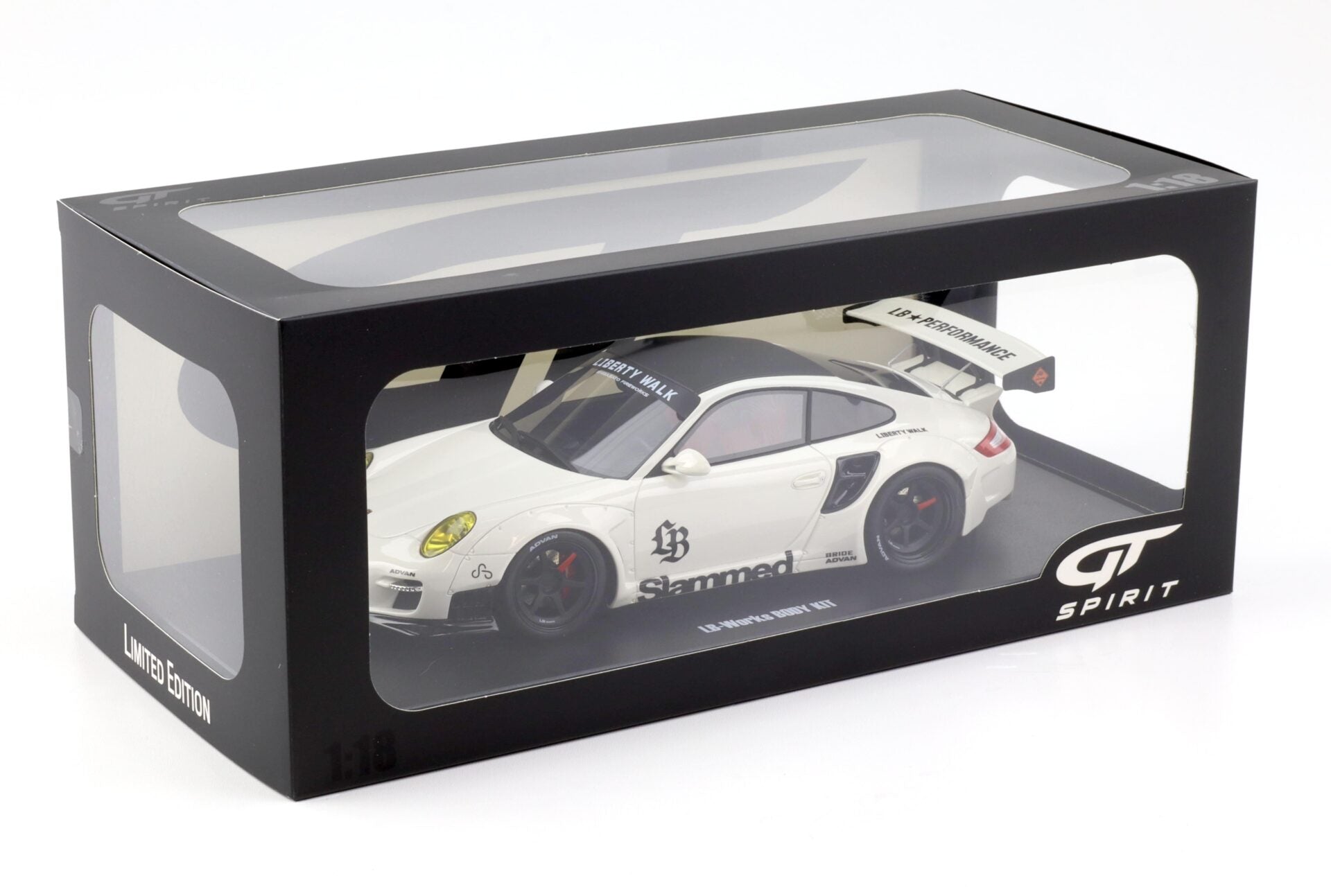 GT Spirit 2024 Porsche 911 997 Turbo LB Works White 1:18 – STM Diecast